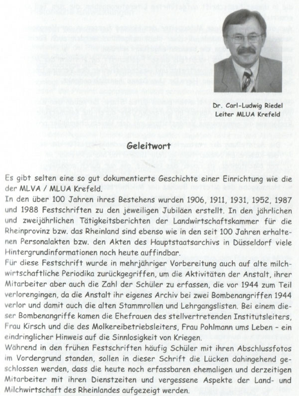 MLUA, Festschrift 2002, Geleitwort